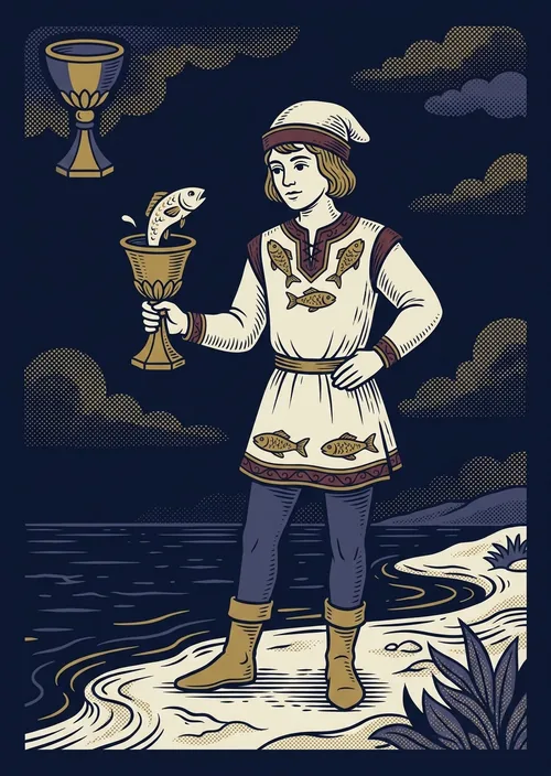 Page of Cups